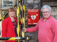 Defibrillator installed outside the Guildhall