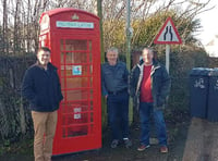 West Charleton has new defibrillator and refurbished phone box