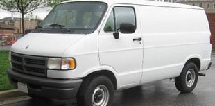 White van men on village roads