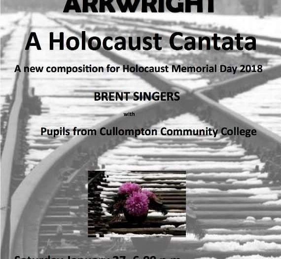 Brent Singers will take part in Holocaust Memorial Day event