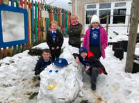 The mini Beast from the East was unable to spoil the fun at one primary school