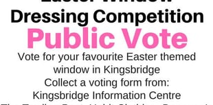 Vote for your favourite Easter window display and win shopping voucher