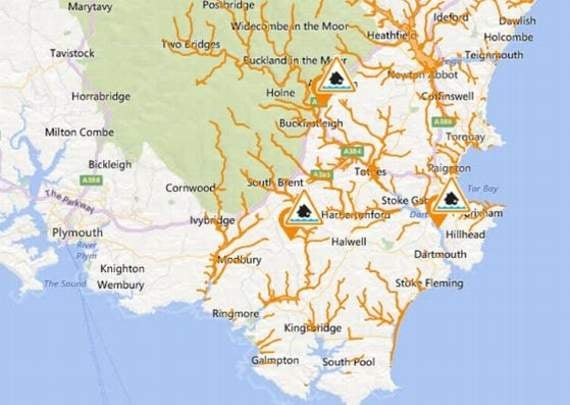 Environment Agency issues flood alerts across the South Hams