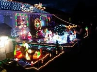 Churchstow will be bathed in charity Xmas lights again from Saturday