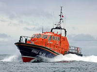 Coastguard and RNLI rescue dog fallen from cliffs