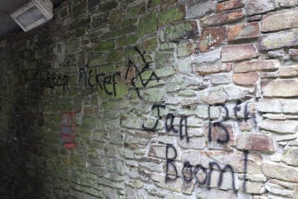 Racist graffiti sprayed in Ivybridge