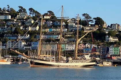 Tall ship arrives in Dartmouth tomorrow