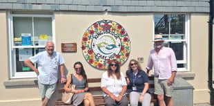 Kingsbridge Care Hub unveils plaque to accompany Community Mosaic 