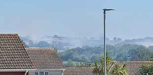 Large fire was burning near Brixton