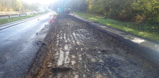 Drivers advised to plan ahead as A30 resurfacing work resumes in Devon