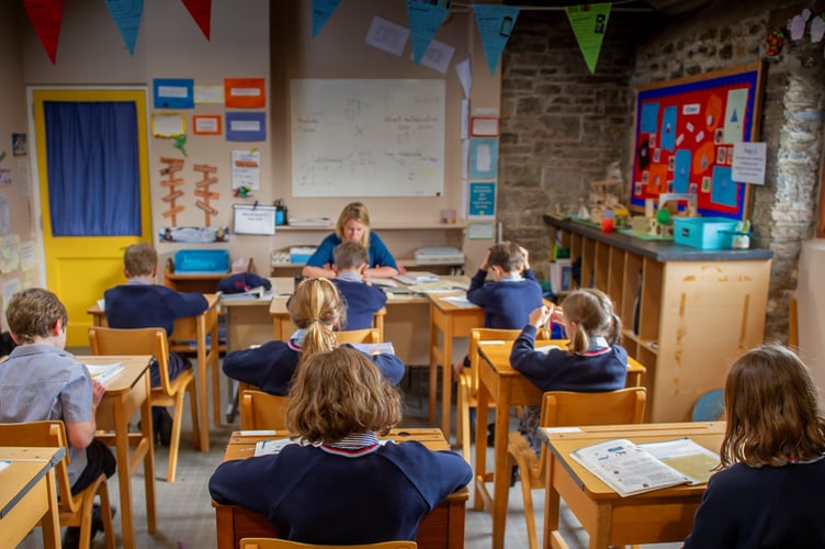 Pupils at St Christopher's Prep School and Nursery, Staverton 