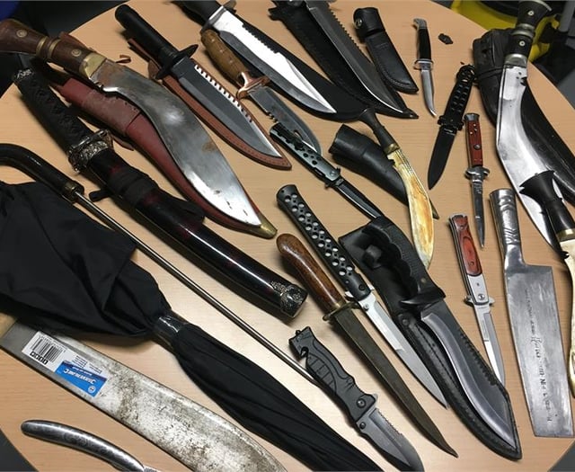 Devon and Cornwall Police launch knife amnesty campaign
