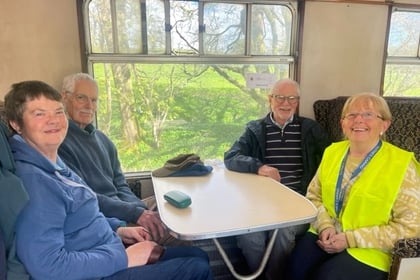 Steam train trip and cream tea treat for memory cafe users