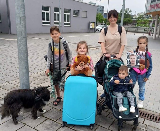 Ukrainian family find new home in Hope Cove