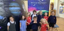 Youngsters enjoy day in space dome