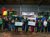 Young farmers’ donate £25,000 to charities