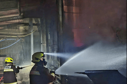 ICYMI: Fire station releases images of barn fire in Kingston 