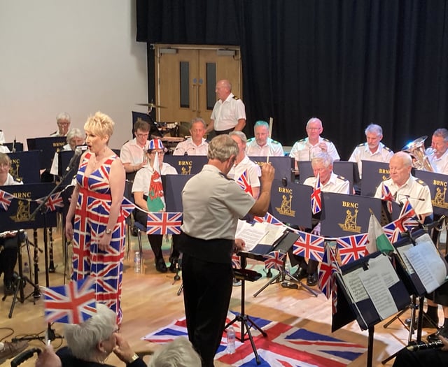 Concert Band of BRNC come to Ivybridge