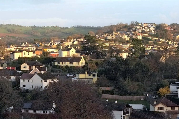 Generic shot of Newton Abbot houses in Devon (Image: Geograph / Derek Harper)