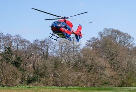 Kingsteignton crash victim is 5,000th patient for air ambulance medics