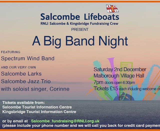 Big Band night for Salcombe RNLI