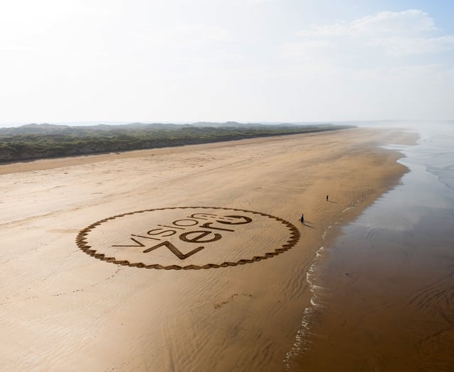 Stunning sand arts serious message in National Road Safety Week
