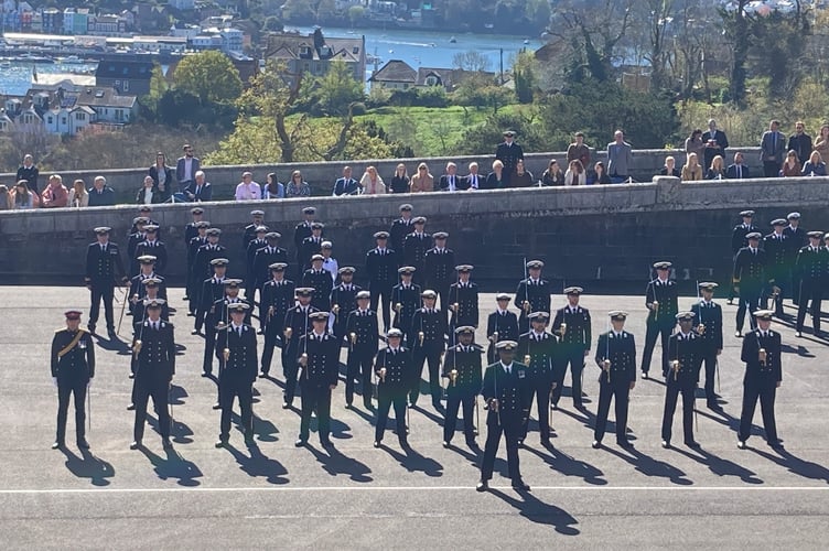 The parade is underway