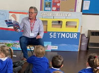 Author inspires children at Salcombe C of E Primary