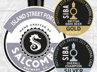 Salcombe Brewery Co.’s Island Street Porter and Lifesaver Win Golds