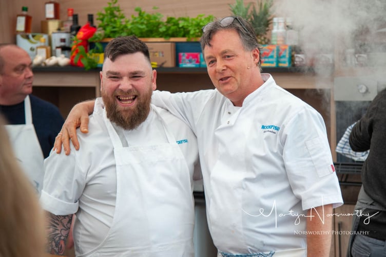 Rockfish Area Chef Kyle Williams and Chef Director Kirk Gosden