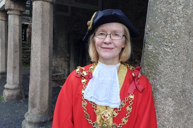 Mayor of Totnes Cllr Emily Price