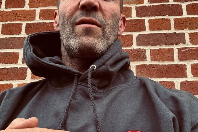 Jason Statham wears Hope Cove Lifeboat hoodie
