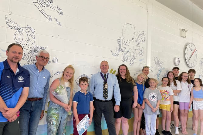 Dartmouth Indoor Pool Trust murals by Els Doodle