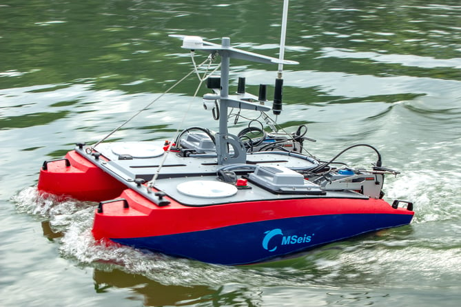 The electrically-powered drone or USV will be remotely operated