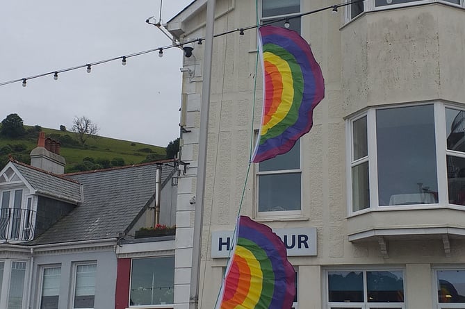 Pride Flags in Dartmouth 