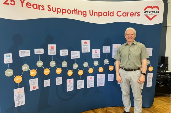 Devon Carers - Ian Hobbs of Devon County Council at Westbank's first Carer Friendly Devon conference, June 2024