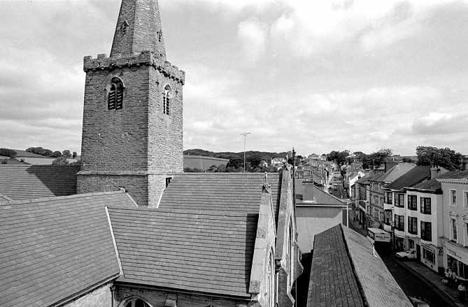 View of Kingsbridge from the Town Hall clock tower