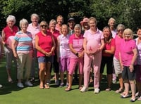 Pink is the colour, golf is the game