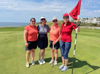 Adorning red, white and blue for local take on Solheim Cup