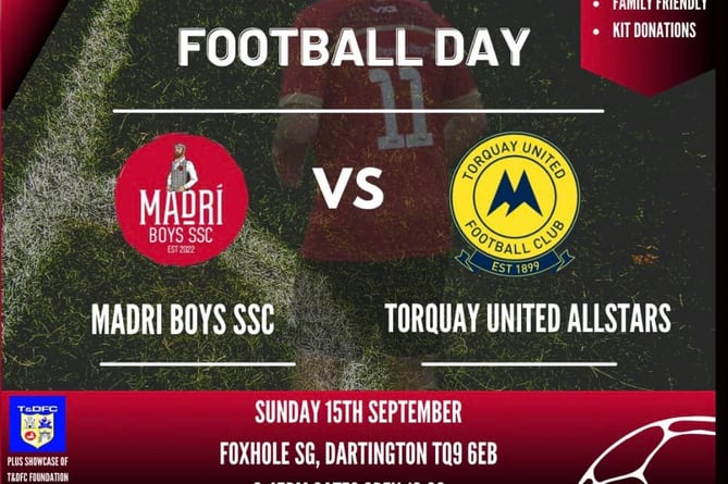 Madri Boys vs Torquay United Allstars charity game