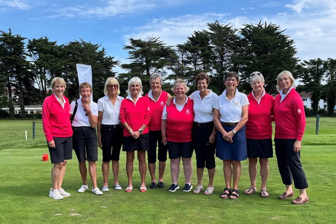 Thurlestone ladies' Presidents team