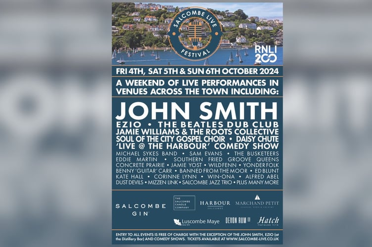 Salcombe Live Festival 2024 