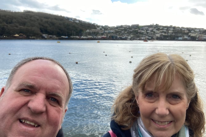 Reporter Richard Harding and his partner Bev in Fowey