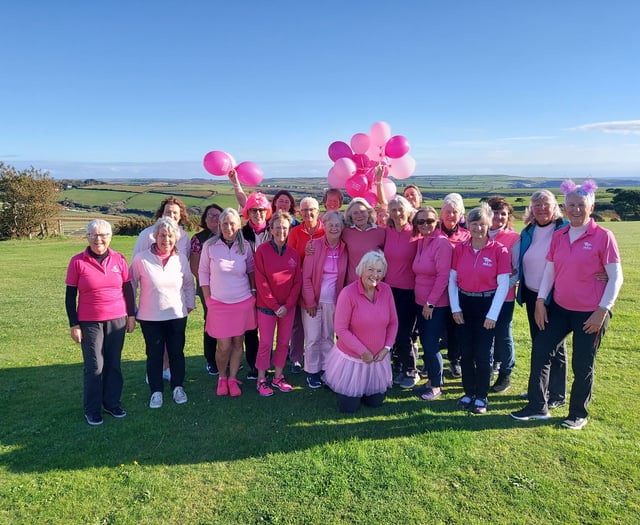 Pink is the colour, golf is the game