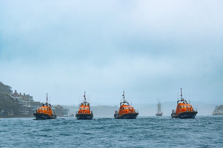 Salcombe lifeboat commemoration