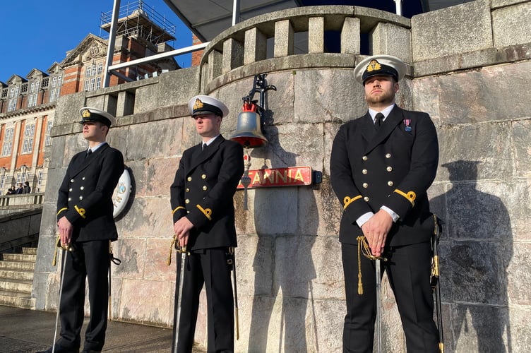 As always, the ceremony was held on the parade ground outside the magnificent college building, which first opened its doors to cadets in 1905