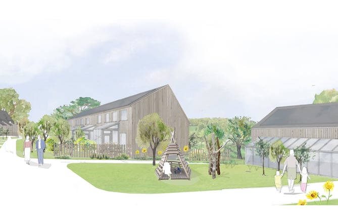 TH Eco homes Artists impression