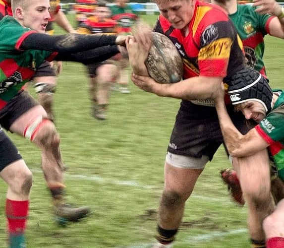 Dartmouth RFC vs Honiton action