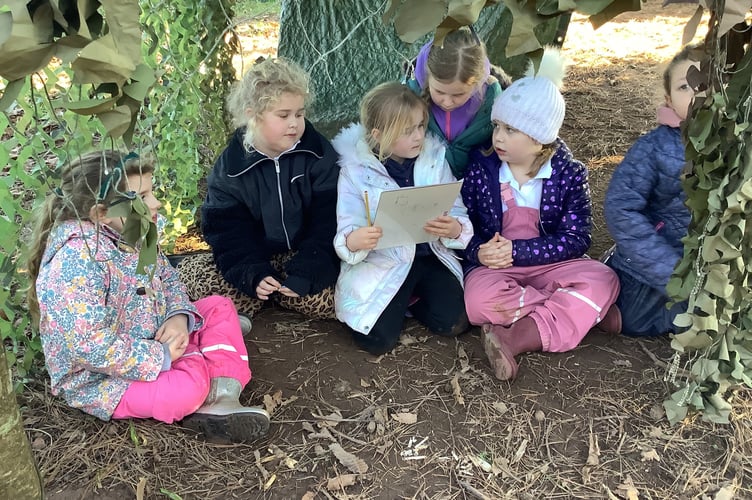 Stoke Fleming Primary pupils take part in bird watch